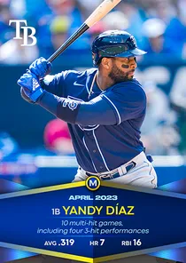 Yandy Diaz 97 Monthly Awards