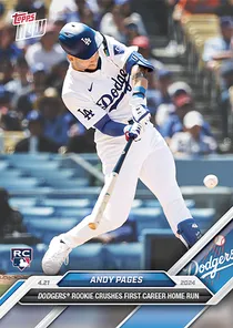Andy Pages 92 Topps Now