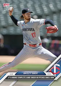Bailey Ober 89 Topps Now