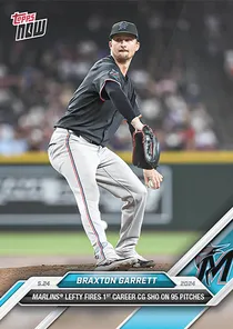 Braxton Garrett, 97 Topps Now - MLB the Show 24