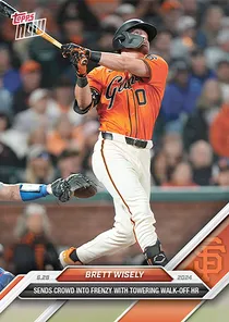 Brett Wisely 90 Topps Now