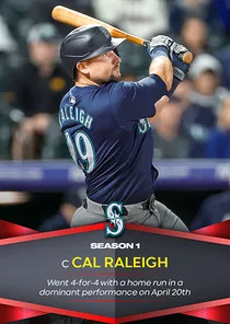 Cal Raleigh, 96 Season Awards - MLB the Show 24