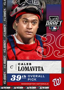 Caleb Lomavita, 95 2024 Draft - MLB the Show 24
