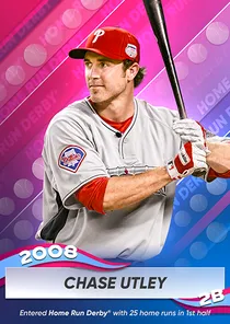 Chase Utley, 93 Home Run Derby - MLB the Show 24