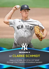 Clarke Schmidt 90 Season Awards