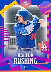 Dalton Rushing, 87 Spring Breakout - MLB the Show 24