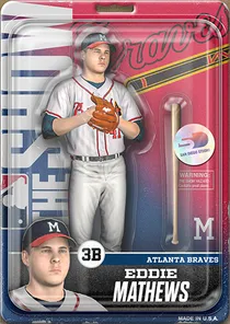 Eddie Mathews, 99 Action Figure - MLB the Show 24