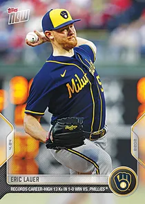 Eric Lauer 87 Topps Now