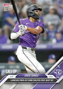 Greg Jones 88 Topps Now