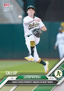 Jacob Wilson, 96 Topps Now - MLB the Show 24