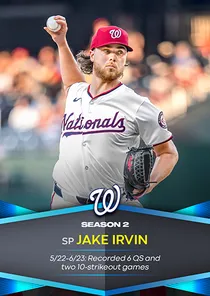 Jake Irvin 92 Season Awards