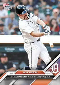 Jake Rogers, 98 Topps Now - MLB the Show 24