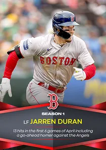 Jarren Duran 94 Season Awards