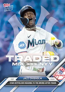 Jazz Chisholm Jr. 98 Topps Now