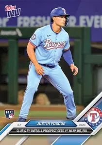 Justin Foscue 90 Topps Now