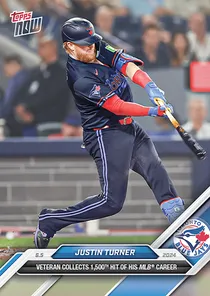 Justin Turner 87 Topps Now