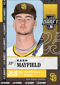 Kash Mayfield, 95 2024 Draft - MLB the Show 24