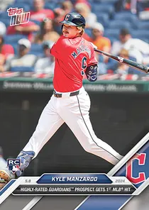 Kyle Manzardo 96 Topps Now