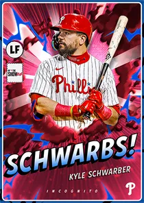 Kyle Schwarber, 93 Incognito - MLB the Show 24