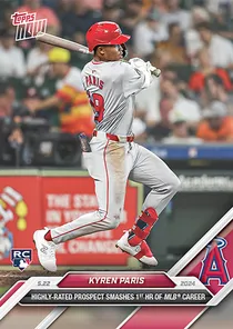 Kyren Paris, 97 Topps Now - MLB the Show 24