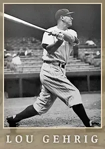 Lou Gehrig 87 Rookie