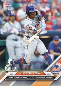 Luisangel Acuña 97 Topps Now