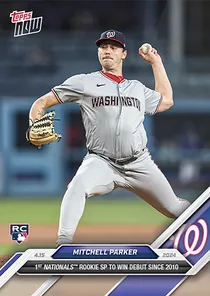 Mitchell Parker, 93 Topps Now - MLB the Show 24
