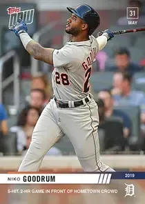 Niko Goodrum 79 Topps Now