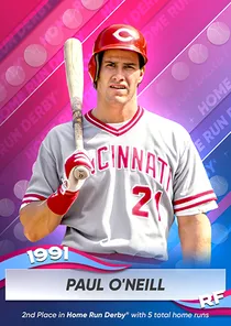 Paul O'Neill 91 Home Run Derby