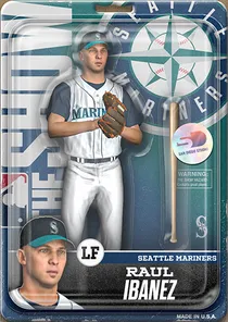 Raul Ibanez, 99 Action Figure - MLB the Show 24