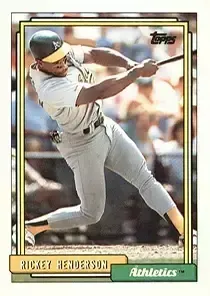 Rickey Henderson 89 2nd Half Heroes