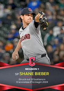 Shane Bieber 94 Season Awards