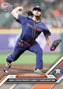 Spencer Arrighetti 96 Topps Now