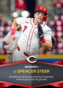 Spencer Steer 93 Season Awards