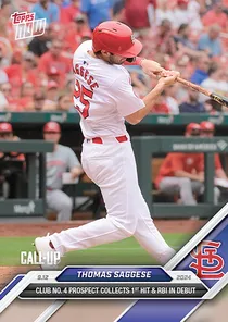 Thomas Saggese, 97 Topps Now - MLB the Show 24