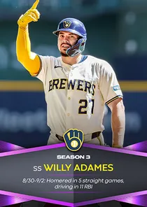 Willy Adames 96 Season Awards