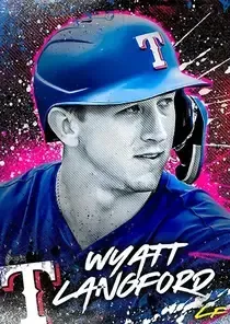 Wyatt Langford, 93 Hyper - MLB the Show 24