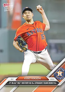 Yusei Kikuchi, 98 Topps Now - MLB the Show 24