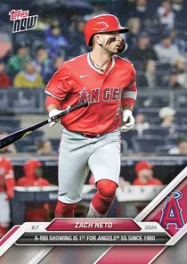 Zach Neto, 99 Topps Now - MLB the Show 24