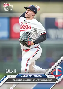 Zebby Matthews, 98 Topps Now - MLB the Show 24