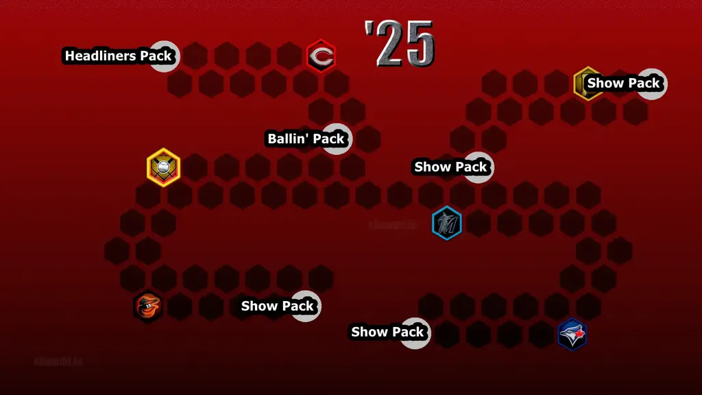MLB The Show 25 '25 Conquest Map