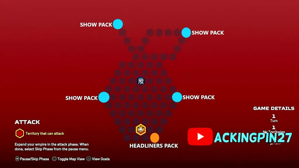 MLB The Show 25 Apple Conquest Map