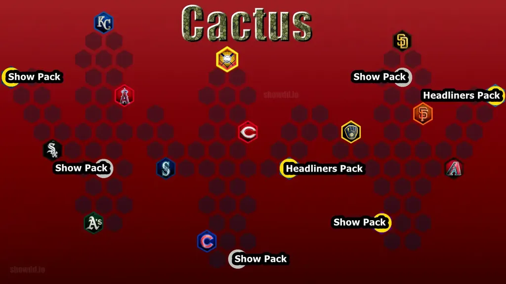MLB The Show 25 Cactus Conquest Map