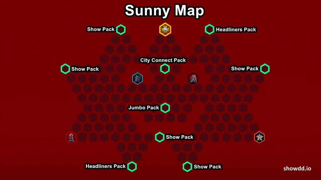MLB The Show 25 Sunny Conquest Map