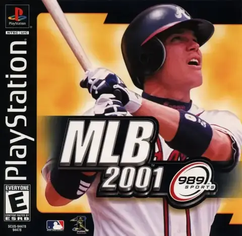 MLB 2001 Cover - Chipper Jones