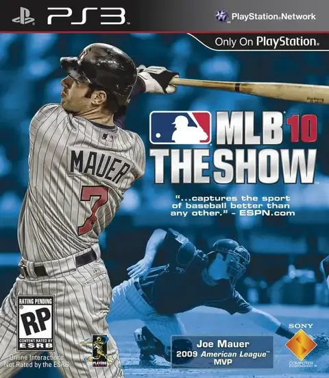 MLB 10: The Show Cover - Joe Mauer