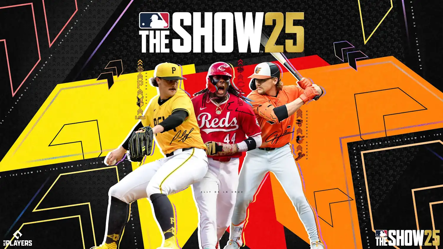 MLB The Show 25 Cover Athletes, Paul Skenes, Elly De La Cruz and Gunnar Henderson